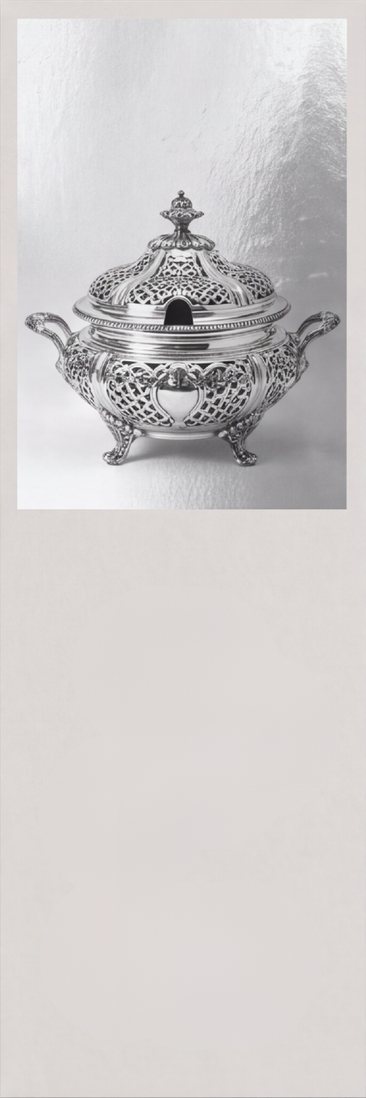 Pierced silver tureen, editorial wedding keepsakes